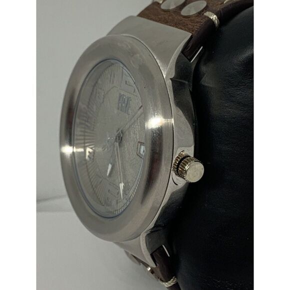 FRYE FR00004-02 Men's Brown Leather Analog Cream Dial Quartz Wrist Watch LW8 - Picture 3 of 12